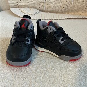 Jordan Kids Sneakers Black Red Gray
